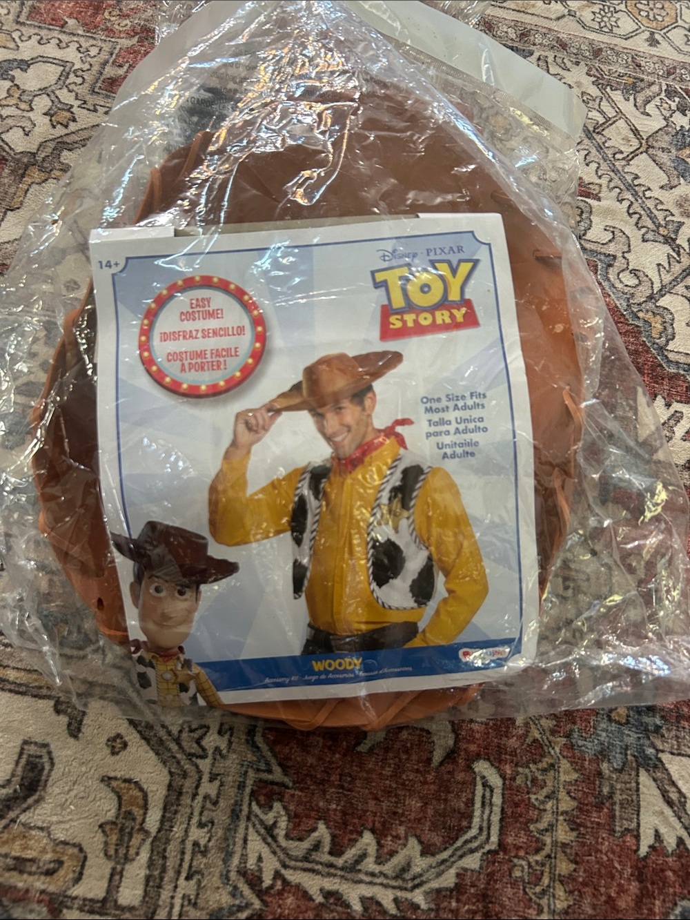 Woody adult Cowboy costume- Brown